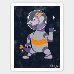 Astronaut Figment Dragon Sticker